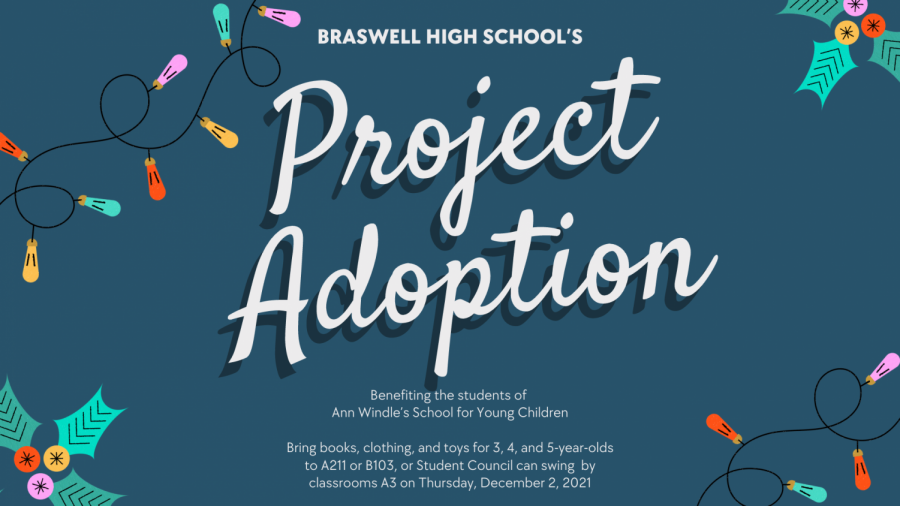 Braswell participates in annual Project Adoption, donation items accepted