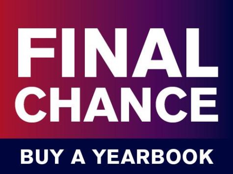 Last Chance to buy your yearbook!