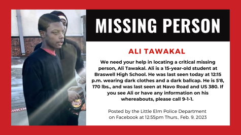 Little Elm Police, community search for missing Braswell student ends