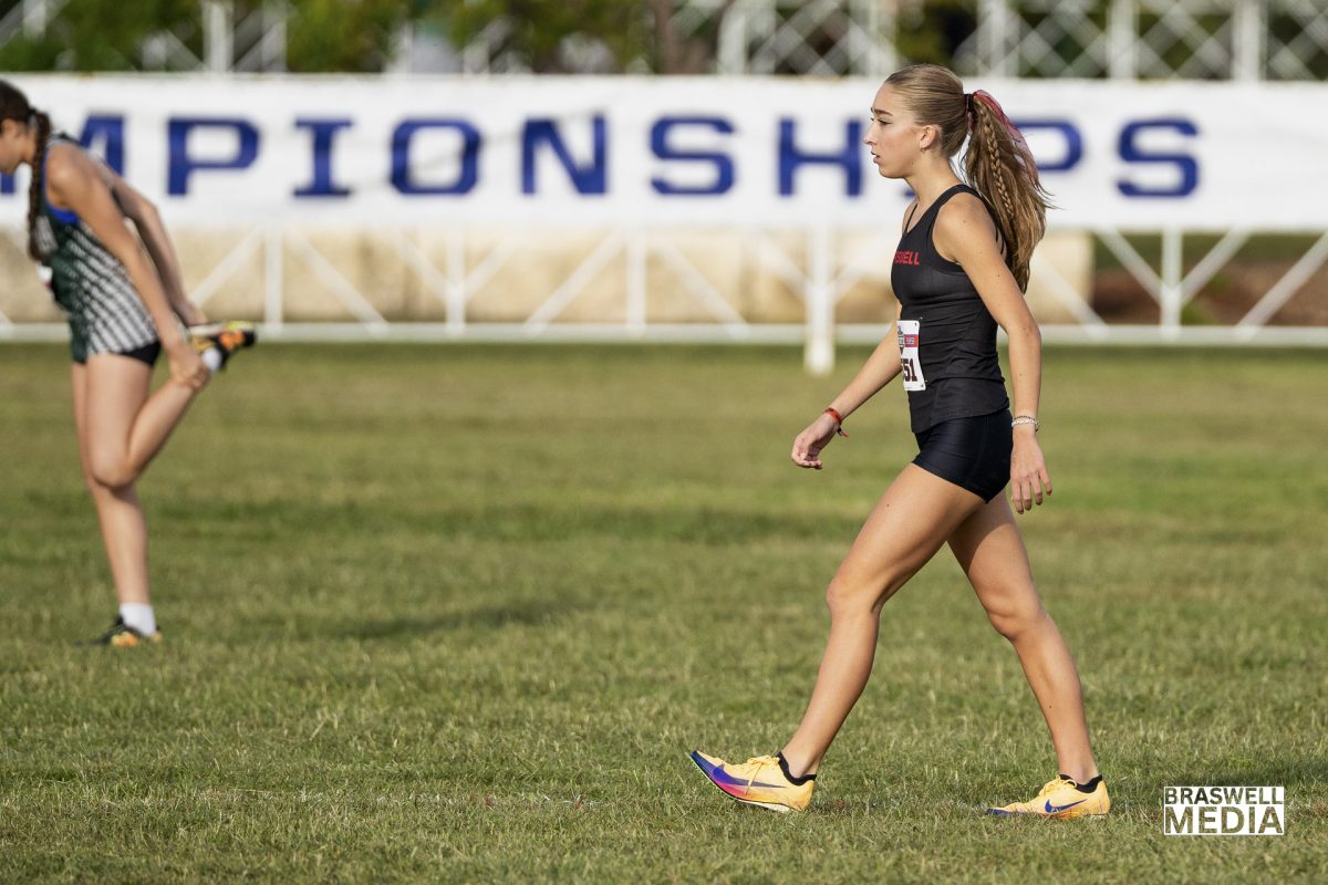 Senior Macy Wingard competed at the 2025 6A UIL State Cross Country meet in the girls division and won first place. Her time was 16:45.7