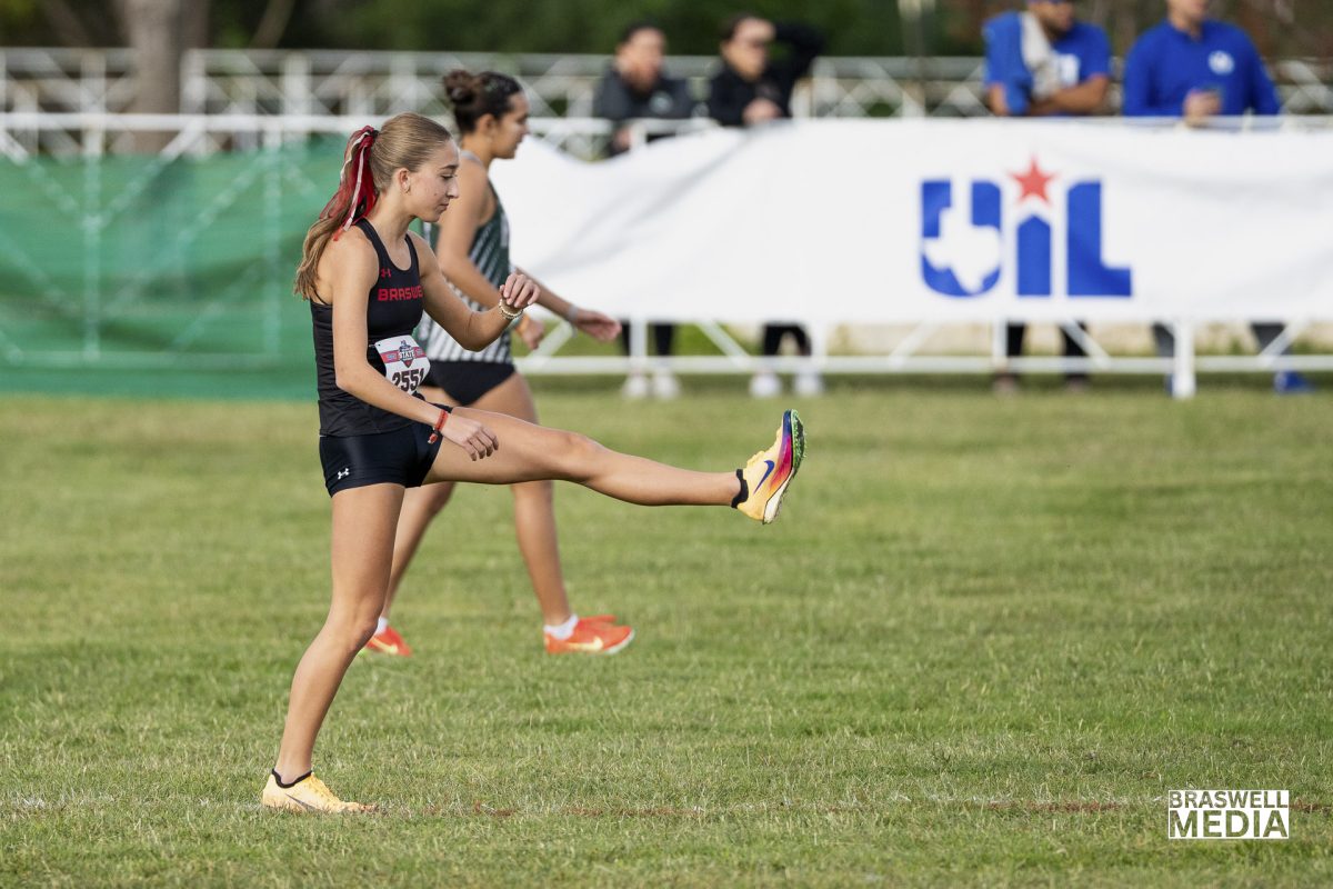 Senior Macy Wingard competed at the 2025 6A UIL State Cross Country meet in the girls division and won first place. Her time was 16:45.7