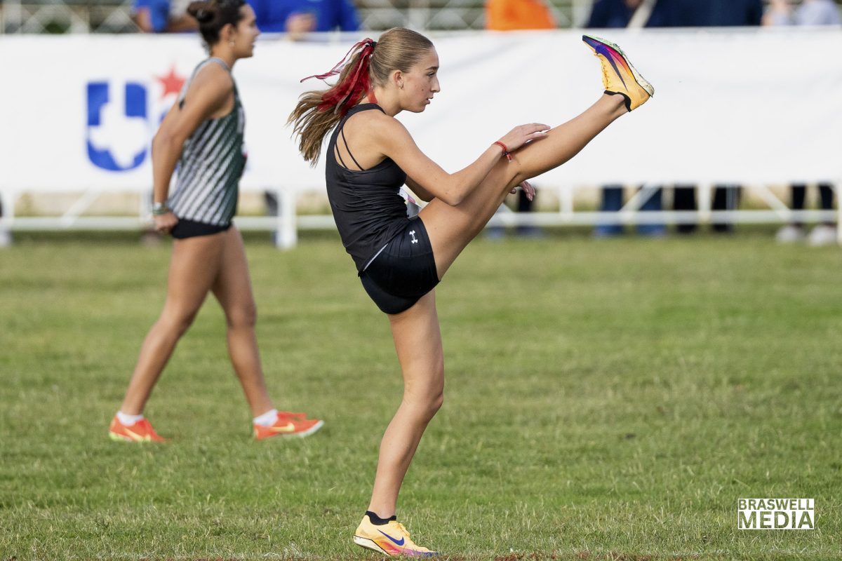 Senior Macy Wingard competed at the 2025 6A UIL State Cross Country meet in the girls division and won first place. Her time was 16:45.7