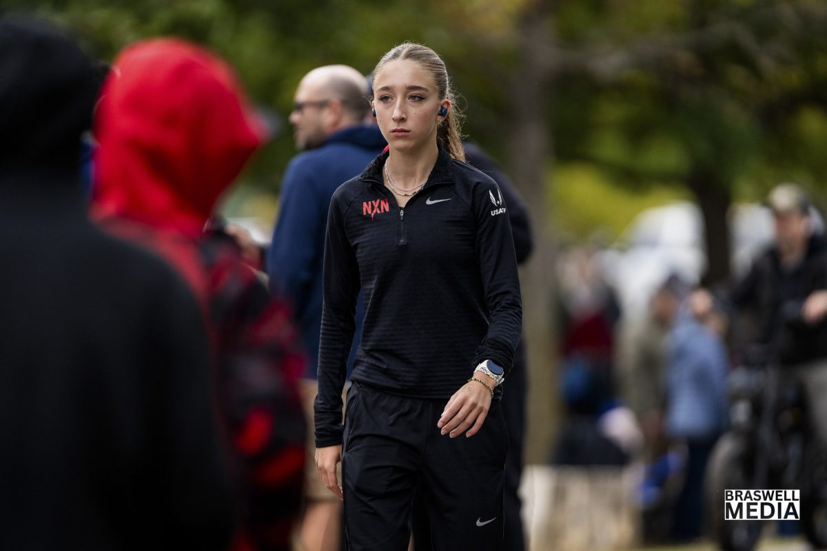 Senior Macy Wingard competed at the 2025 6A UIL State Cross Country meet in the girls division and won first place. Her time was 16:45.7