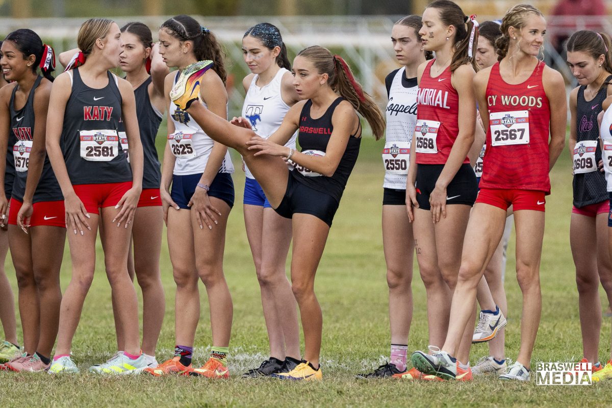 Senior Macy Wingard competed at the 2025 6A UIL State Cross Country meet in the girls division and won first place. Her time was 16:45.7