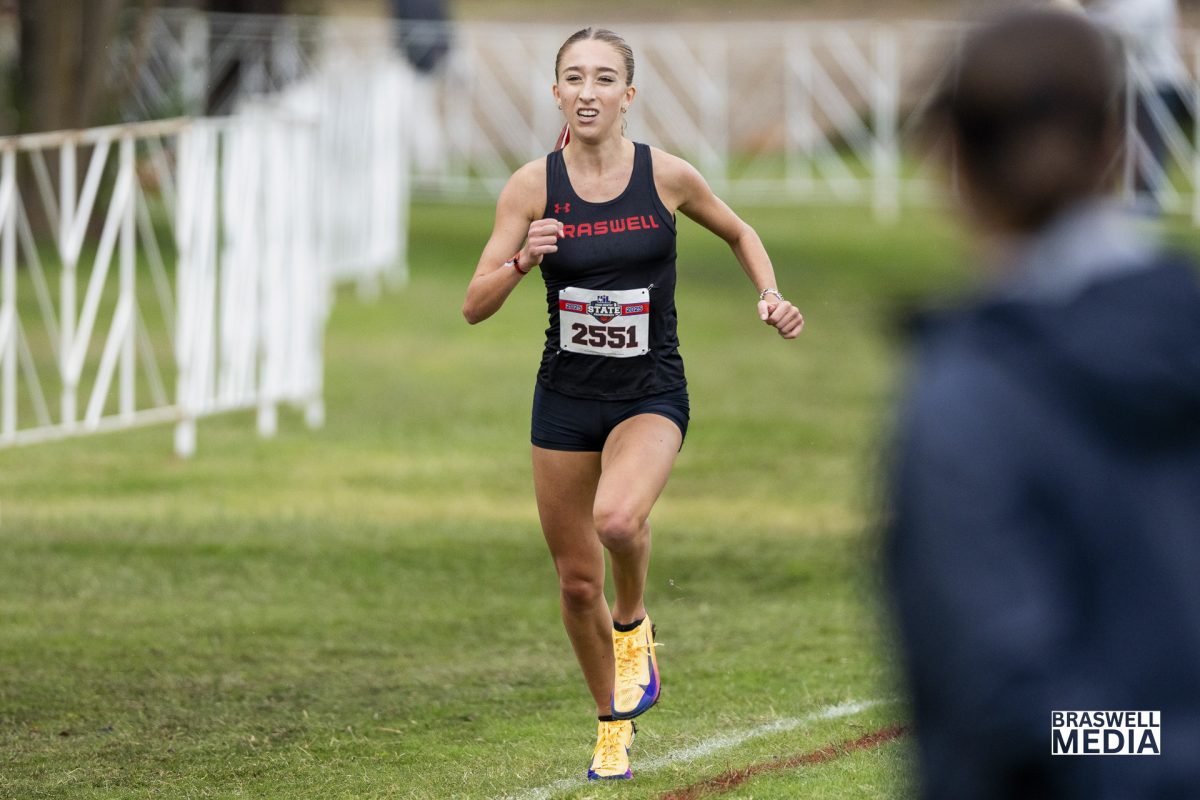 Senior Macy Wingard competed at the 2025 6A UIL State Cross Country meet in the girls division and won first place. Her time was 16:45.7