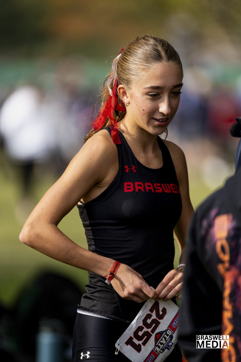 Senior Macy Wingard competed at the 2025 6A UIL State Cross Country meet in the girls division and won first place. Her time was 16:45.7