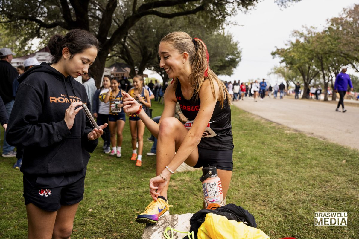Senior Macy Wingard competed at the 2025 6A UIL State Cross Country meet in the girls division and won first place. Her time was 16:45.7
