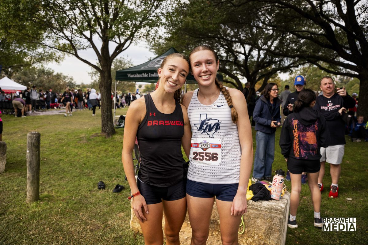 Senior Macy Wingard competed at the 2025 6A UIL State Cross Country meet in the girls division and won first place. Her time was 16:45.7
