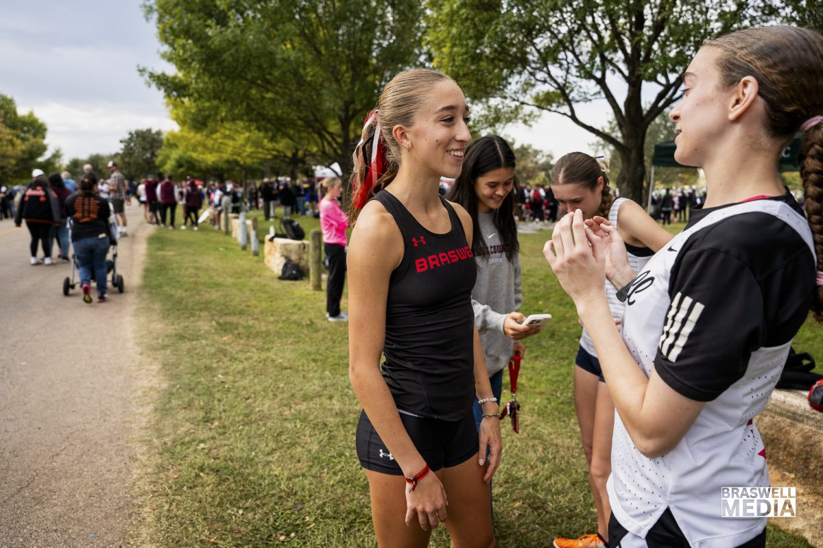 Senior Macy Wingard competed at the 2025 6A UIL State Cross Country meet in the girls division and won first place. Her time was 16:45.7