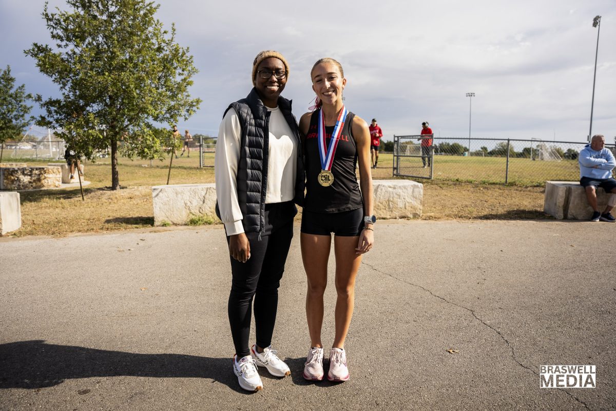 Senior Macy Wingard competed at the 2025 6A UIL State Cross Country meet in the girls division and won first place. Her time was 16:45.7