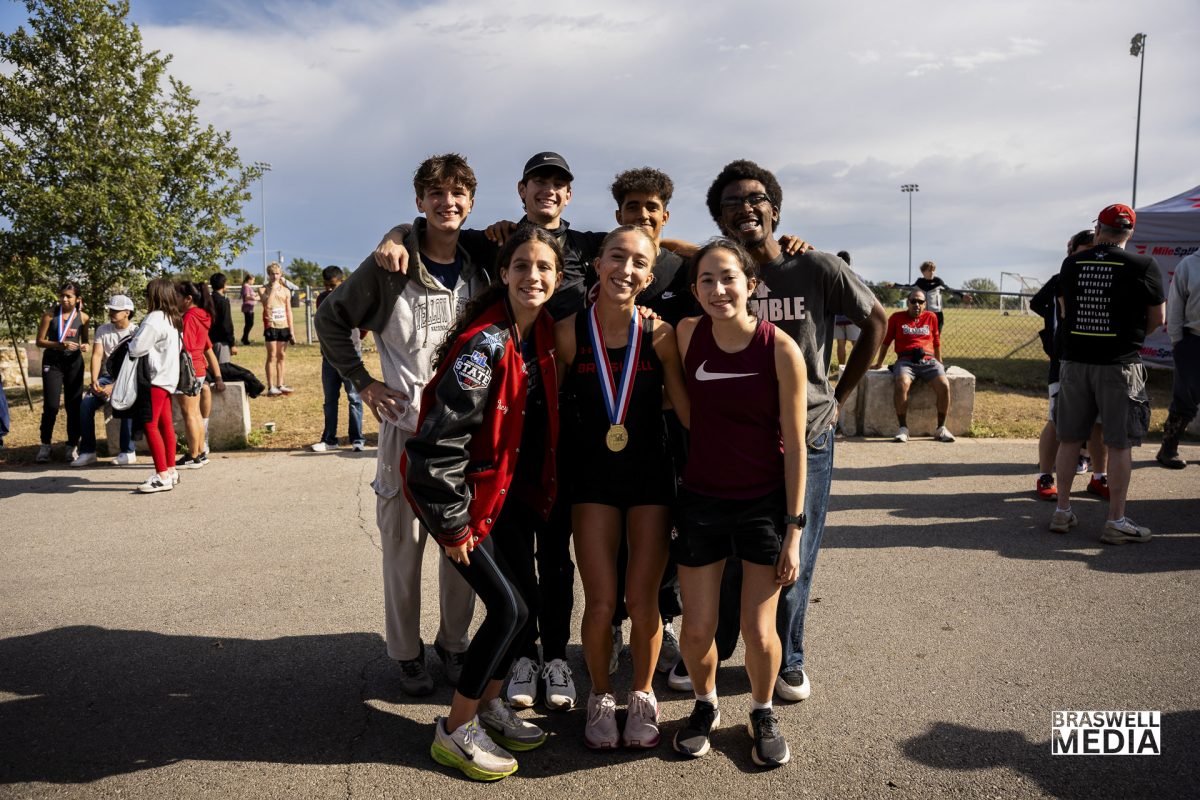Senior Macy Wingard competed at the 2025 6A UIL State Cross Country meet in the girls division and won first place. Her time was 16:45.7