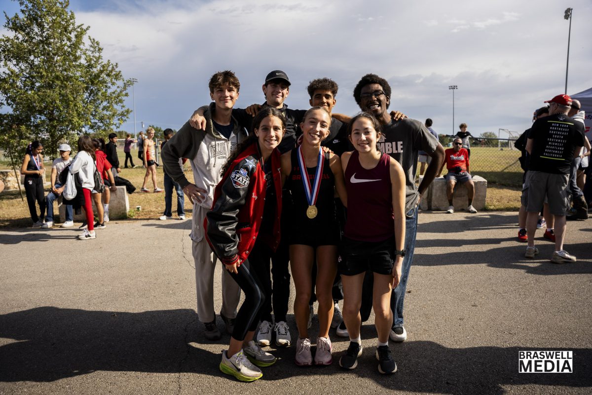 Senior Macy Wingard competed at the 2025 6A UIL State Cross Country meet in the girls division and won first place. Her time was 16:45.7